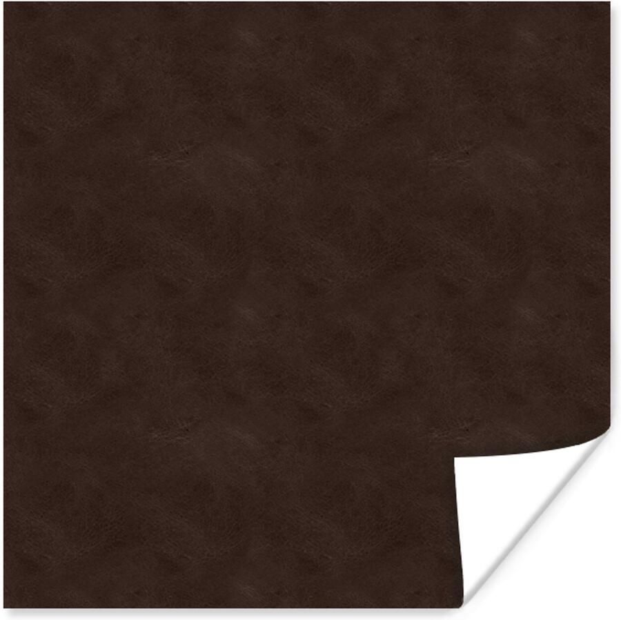 Poster 30x30 cm Leer Bruin Dierenhuid Posters Kamer decoratie Wanddecoratie woonkamer Muurdecoratie slaapkamer