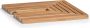 Zeller pannenonderzetters uitklapbaar bamboe hout 19-34 x 19 cm voor Pannen schalen - Thumbnail 1