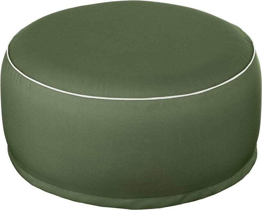 Pouf Bean Bag Indoor Outdoor Inflatable 55 x 25 cm (Dark Green)