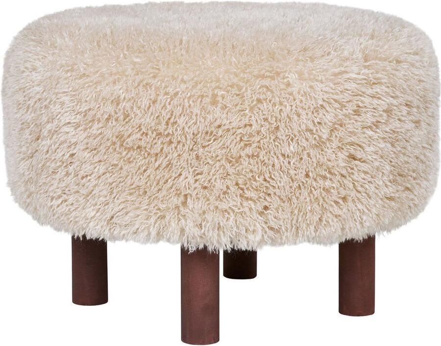 Pouf Ottoman voetsteun accent ontlasting lichtgewicht en veelzijdig 50 cm x 50 cm x 33 cm