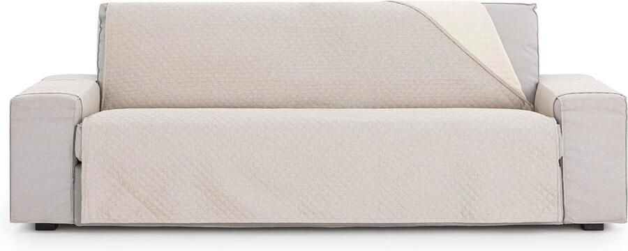 Praktische Bankhoes voor 2-Zitsbank in Vison Kleur