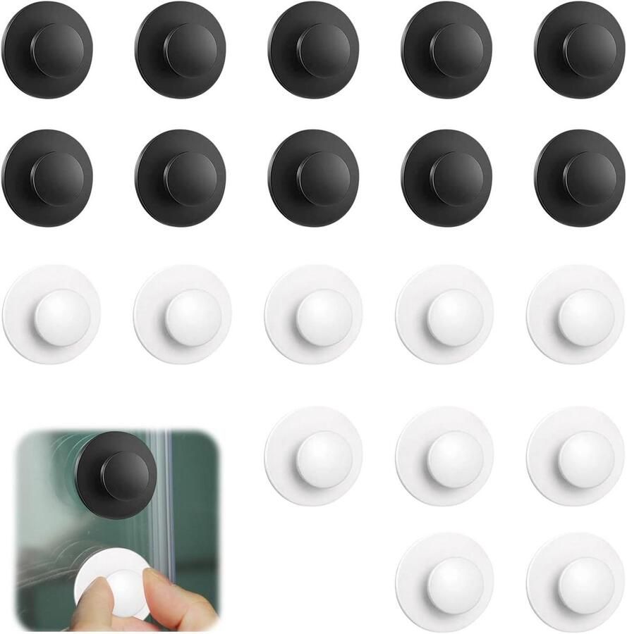 20 Pcs Self Adhesive Knobs for Cabinet Furniture Sliding Drawers For Cupboards and Doors