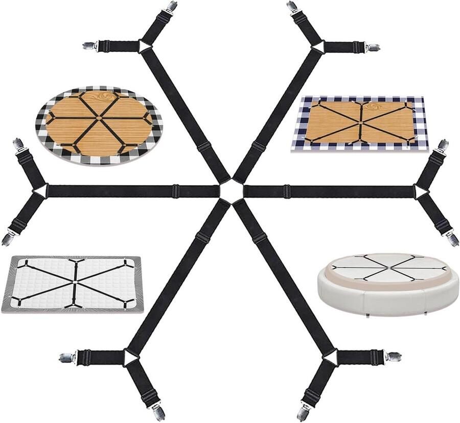 Premium bedlakklemmen voor boxspring matrasbescherming met antislip set van 4 stuks