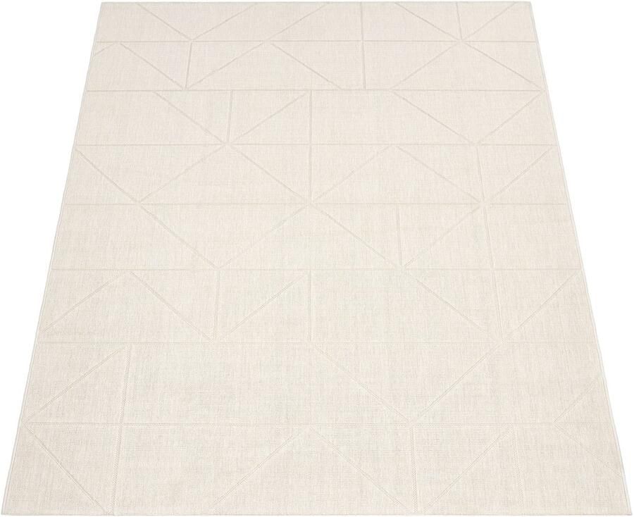 Premium binnen- en buitenkapsel-Zacht duurzaam-geometrisch 3D-patroon-Weer en UV-resistent-Easy Clean-Elegant Border-Patio & Living Room