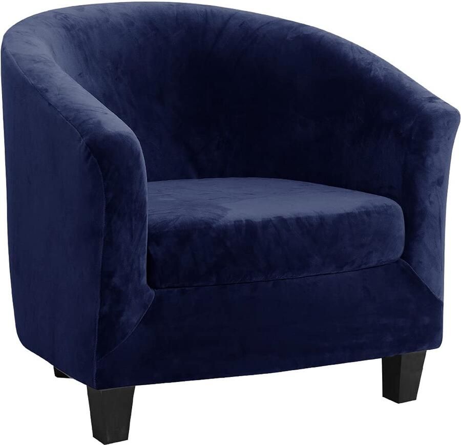 Premium Fauteuil Hoes Duurzaam Fluweel Set van 1 Kleuren