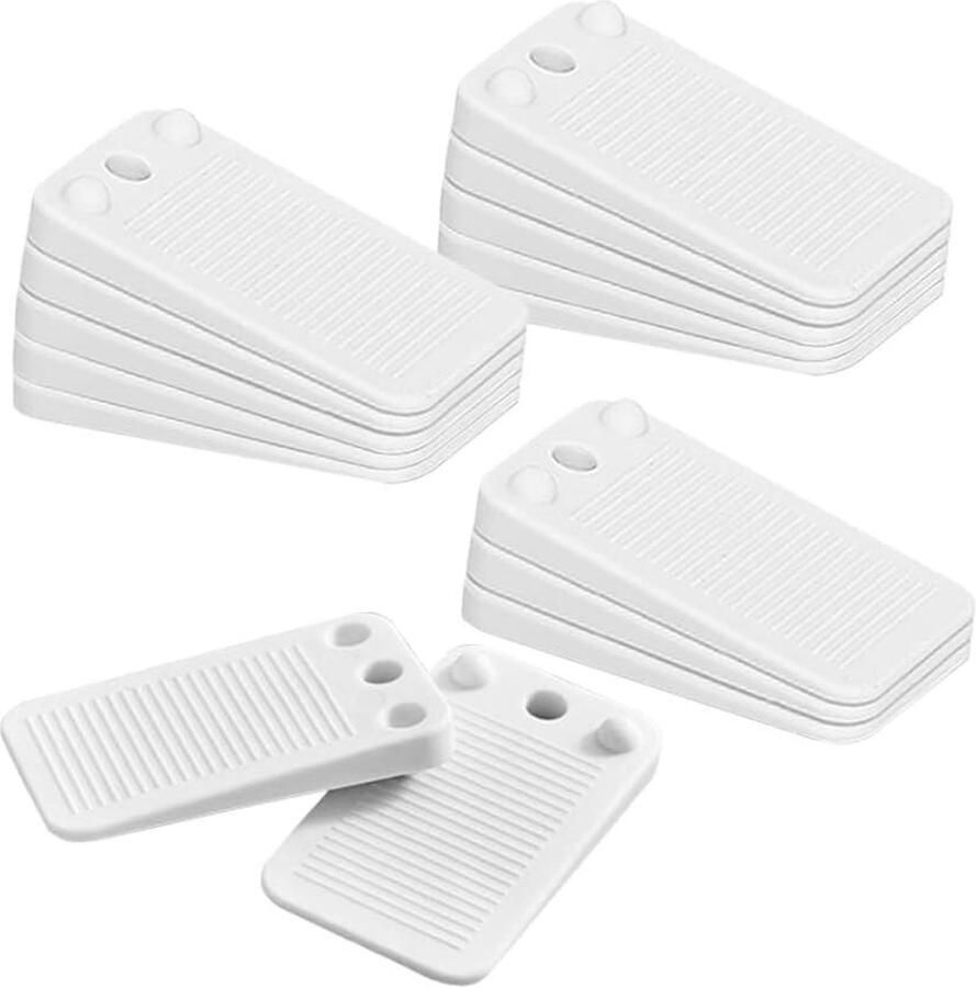 Premium Flexibele rubberen shangels voor nivelleren en antislip set van 15 meubelniveau stapelbaar voor ongelijke vloeren toepassingen