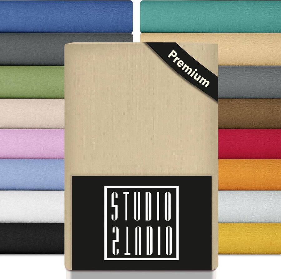 Premium hoeslaken 90-120 x 200-220 cm 97% kamd katoen 3% elastaan hoeslaken hoge matrassen boxspringbedden waterbedden tot 35 cm grijs