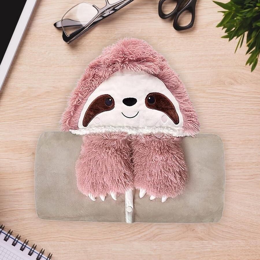 Premium knuffeldeken met mouwen wollig warm en gezellig ideaal voor tv bank en ontspanning perfecte woondecoratie en wintercadeau 150 x 130 cm