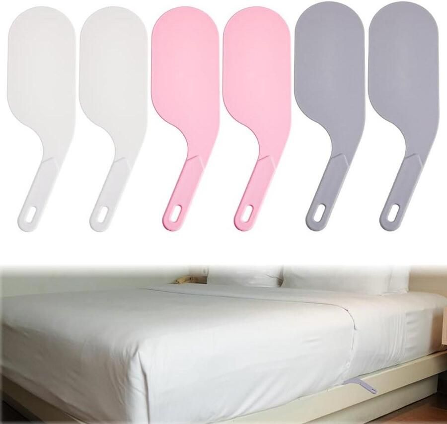 Premium Matraslifter Set 6 Stuks Extra Lang Bed Tucker Bedmakers Gereedschap Matraslifter Pomp Hotelniveau Beddengoed Wisselen