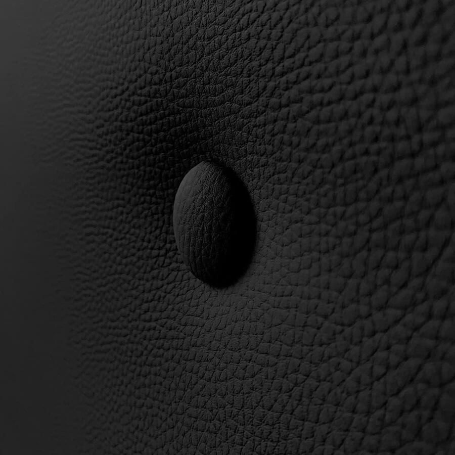 Premium padded Mailan upholstery headboard high-quality faux leather fittings and screws included black wood 130 x 60 cm bed 120