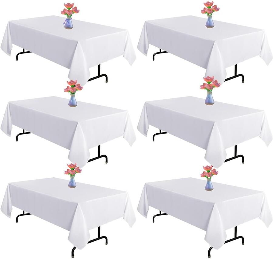 Premium polyester tafelkleed onderhoudsvriendelijk 1 stuk elegant