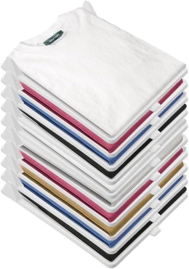Premium T-shirt Organizer Set Opbergdoos voor Kledingkast Stapelbaar Vouwplank Creatieve Ladeorganizer Kledingopslag Volwassenen Kinderen