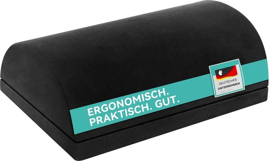Premium voetensteun ergonomisch praktisch goed in hoogte verstelbare voetensteun onder bureau antislip premium schuimkern zachte overtrek voetkussen voetenbank