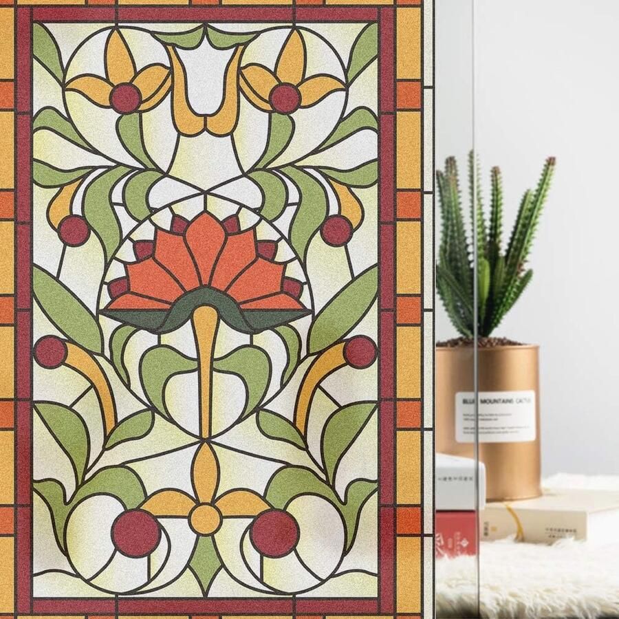 Privacy Raamfolie zonder Lijm Zelfklevende Static Cling Folie voor Decoratieve Belettering Frosted Glazen Sticker 40x60cm