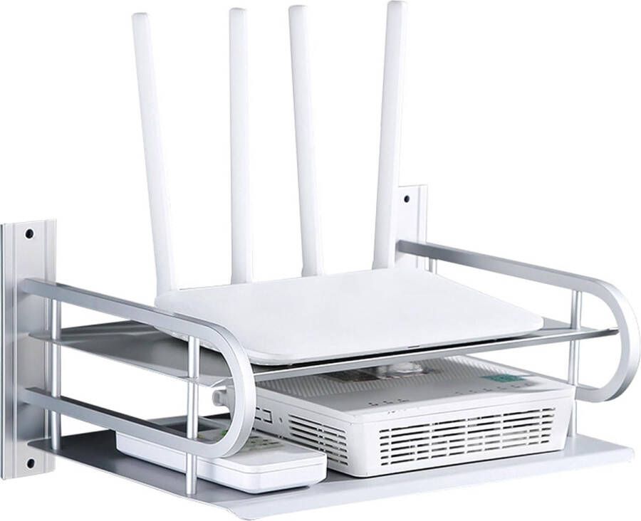 Projector wandrek beamerhouder muur standaard voor hifi-rack aluminium tv-accessoires wandhouder multimedia wandrek voor dvd-speler blu-ray-speler videorecorder luidspreker router rek