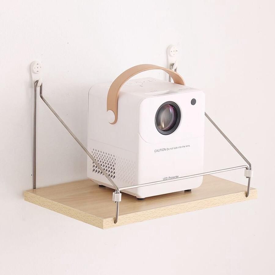 Projector wandrek voor aan het bed wandplank Opbergrek Opbergwandbevestiging Houder voor lade Opbergrek voor wandmontage