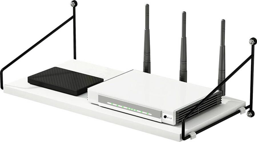 Projectorplank wandplank voor router dvd-speler ontvanger tv-box planken voor muren zwevende plank hout wit