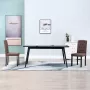 Prolenta Premium Eetkamerstoelen 2 st stof bruin Fauteuil Fauteuils - Thumbnail 2