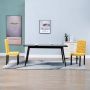 Prolenta Premium Eetkamerstoelen 2 st stof geel Fauteuil Fauteuils - Thumbnail 1
