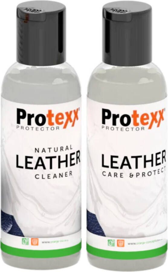 Protexx Leather Care Set Mini Cleaner + Care & Protect 2 x 75ml - Foto 1