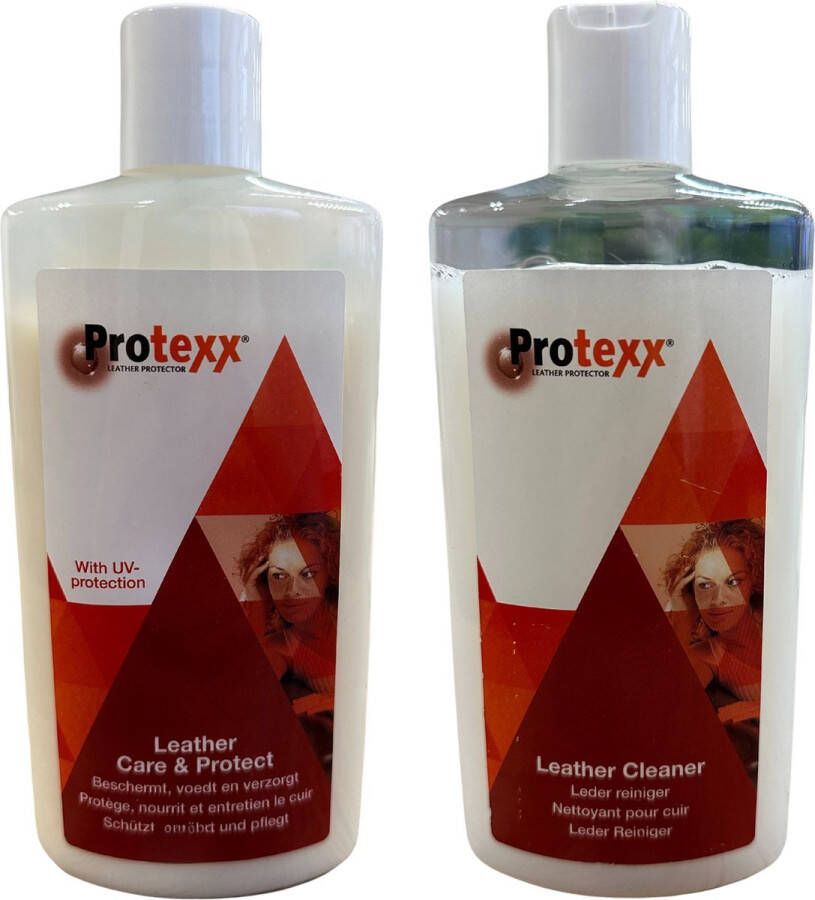 Protexx Leather Cleaner 250ml + Care & Protect 250ml