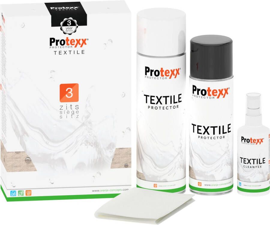 Protexx Textielset 3 jaar service voor 3-zits Textile protector Stoelen & banken