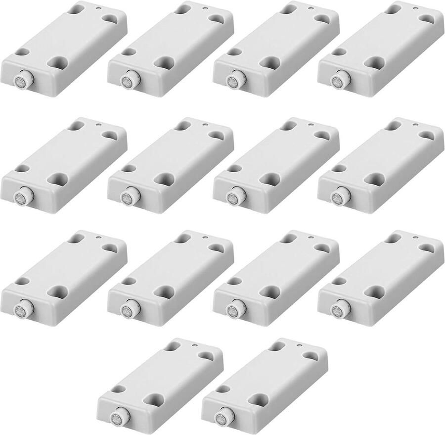 Push to Open Deuropener 14 stuks Softclose-deurdemper Magnetische Deursnapper voor Kasten en Deuren