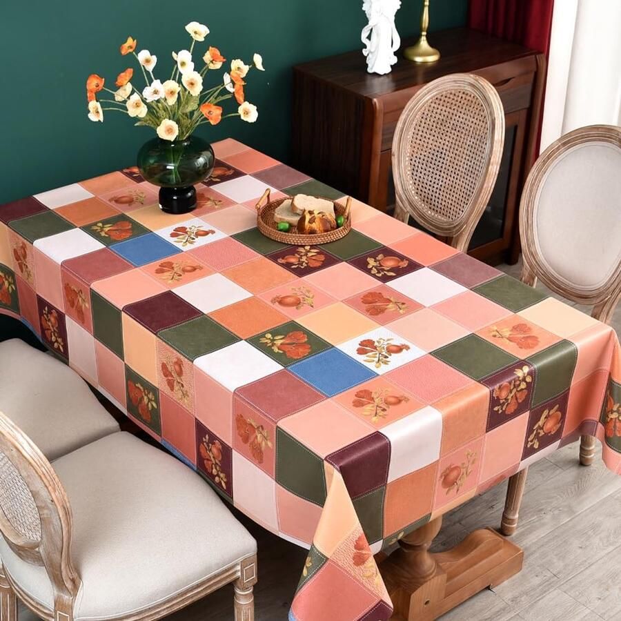 PVC tafelkleed waterafstotend en vlekbescherming 1 stuk duurzaam