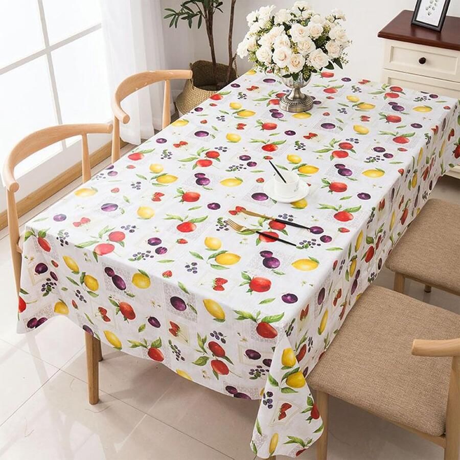 PVC Tafelkleed Waterdicht en Vlekkenbestendig 1 stuk Duurzaam Materiaal
