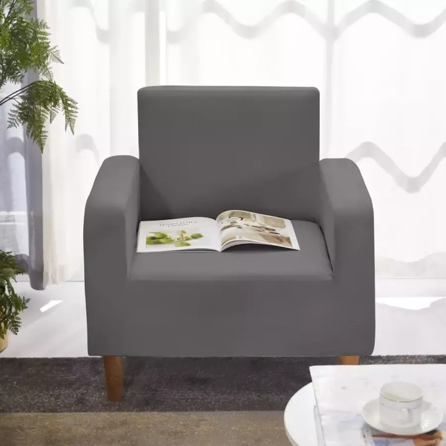 RAYMIE Bankhoes Grijs 1-Zits (80-120cm) Meubelhoes Zetelbeschermer Verschillende maten Bescherming van je zetel Schrijf een review