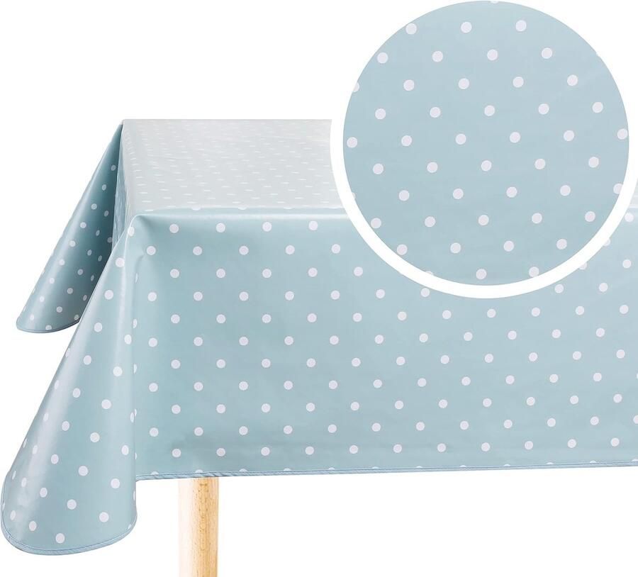 Rechthoekig tafelkleed 100x140cm PVC geschikt voor binnen en buiten