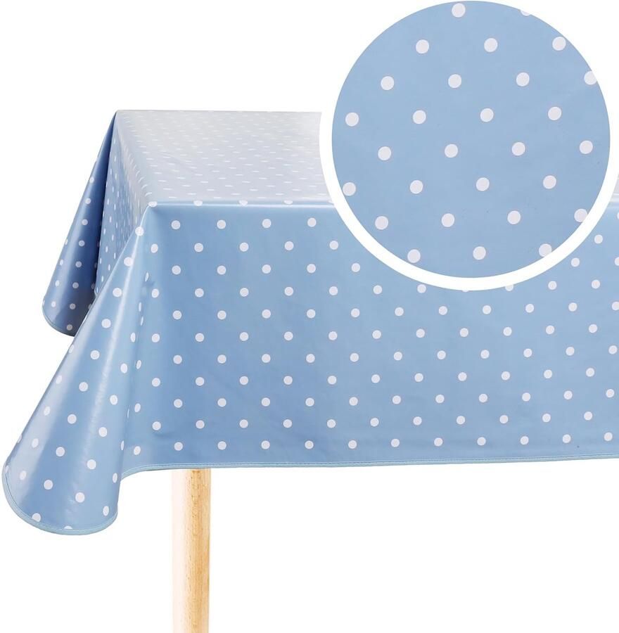 Rechthoekig tafelkleed 100x140cm PVC voor binnen en buiten