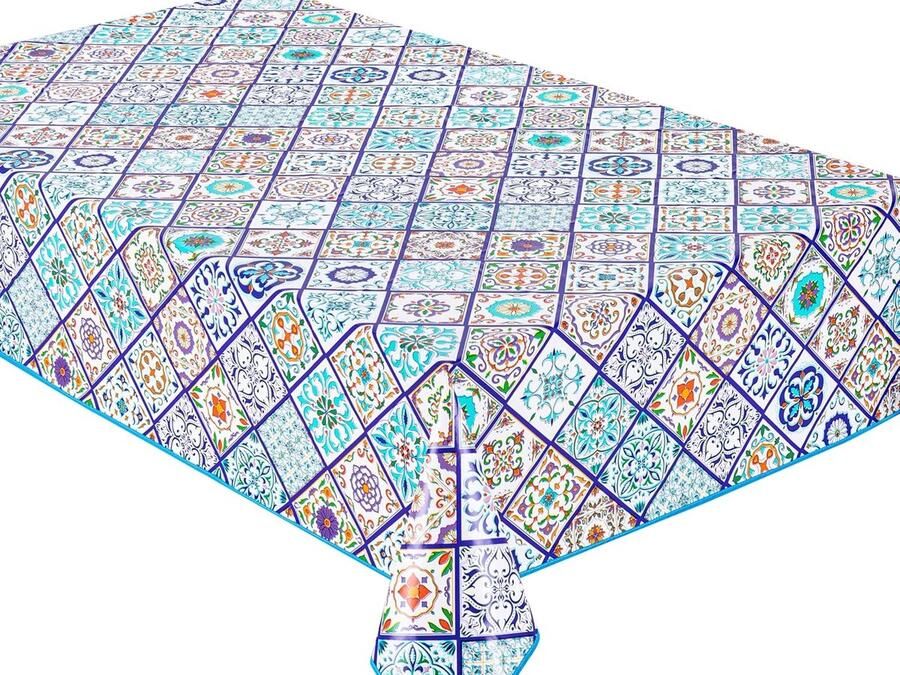 Rechthoekig tafelkleed veeg schoon 1 stuk 140x180cm