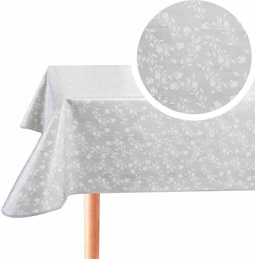 Rechthoekig tafelkleed veeg schoon 1 stuk 140x180cm