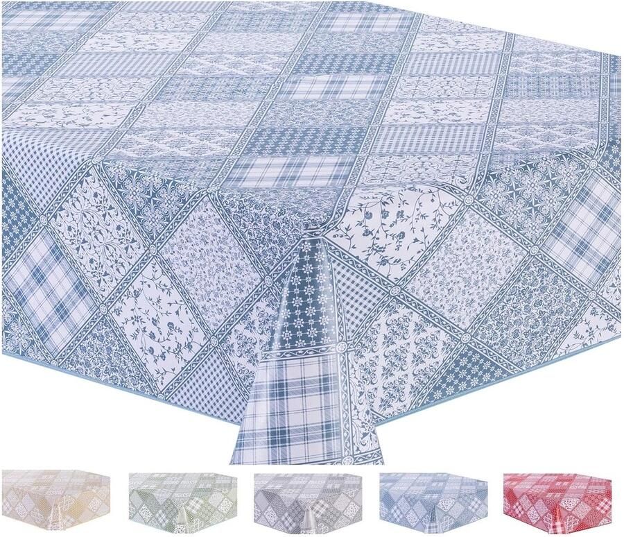 Rechthoekig tafelkleed veeg schoon 140x200cm