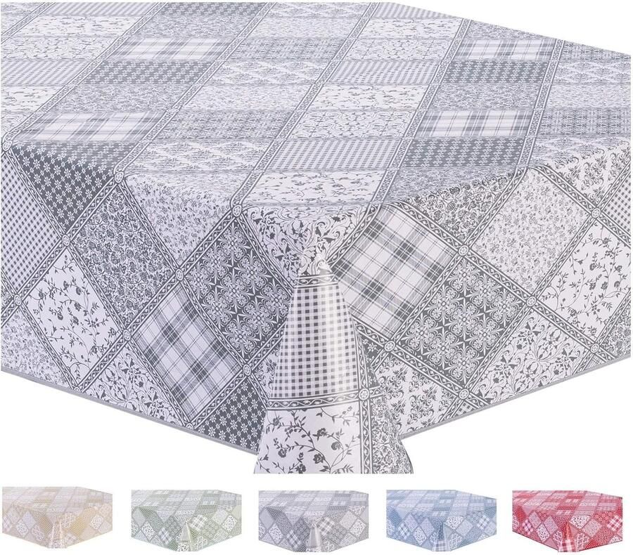 Rechthoekig tafelkleed veeg schoon 140x200cm