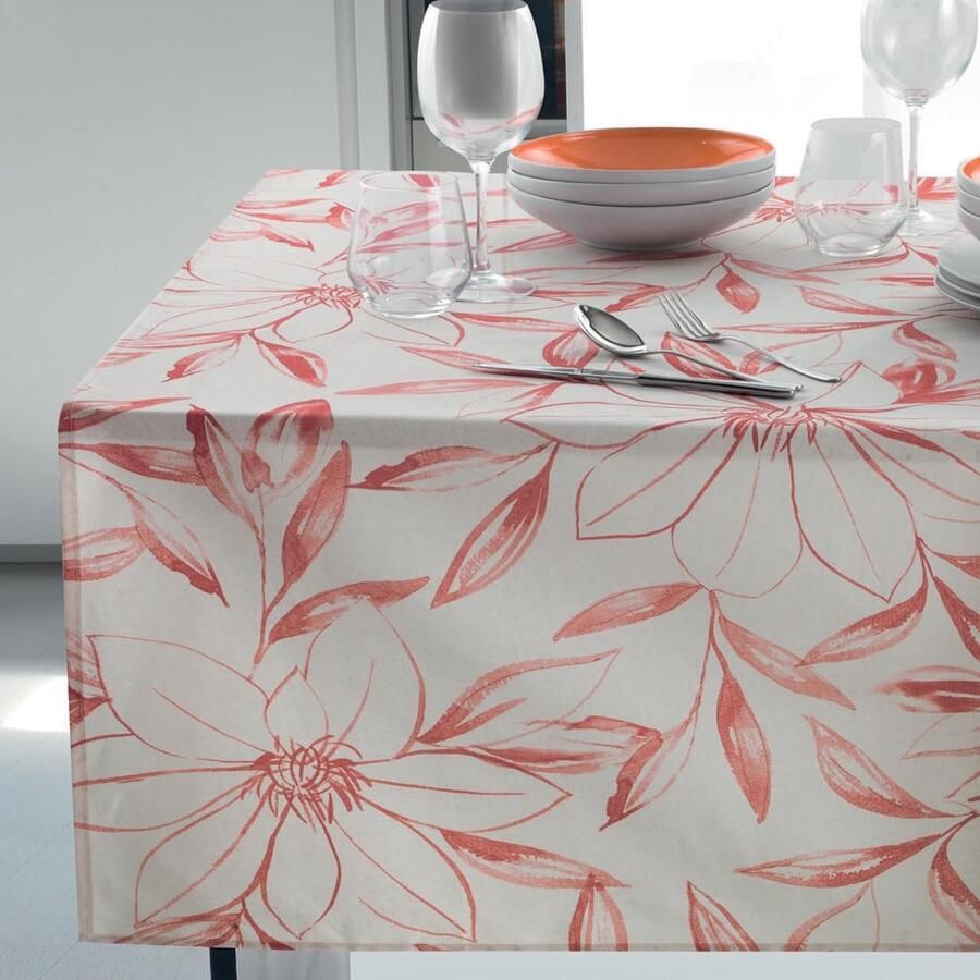 Rechthoekig tafelkleed veelzijdig 1 stuk katoen en polyester