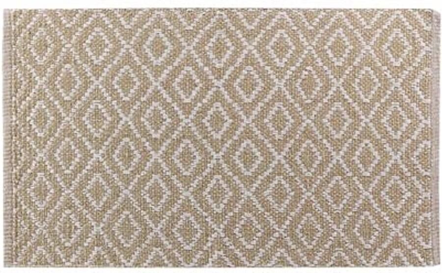 Rechthoekig Tapijt Lazaro 50 x 80 cm – Katoen en Polyester Geweven