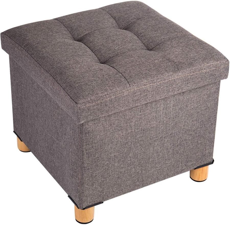 Rechthoekige kruk multifunctioneel 1 stuk duurzaam 38 x 38 x 36 cm