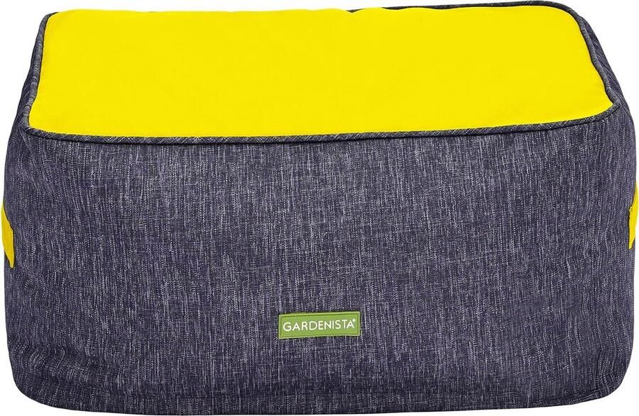 Rechthoekige Zitzak Voetenbankje Comfortabele Grote Poef voor Binnen en Buiten Water en Weerbestendig UV-beschermd Duurzaam Materiaal voor Tuin en Zwembadrand (Goud)