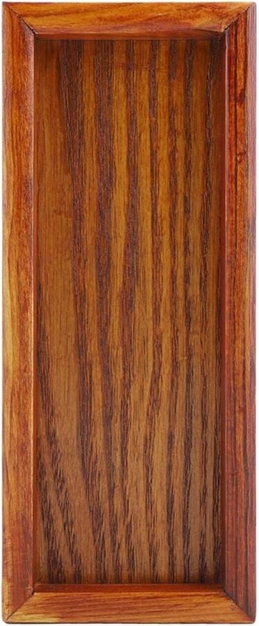 Rectangular Natural Bamboo Wooden Tray Modern Bamboo Tray voor Coffee Table 20 x 8 cm Houten Dienblad