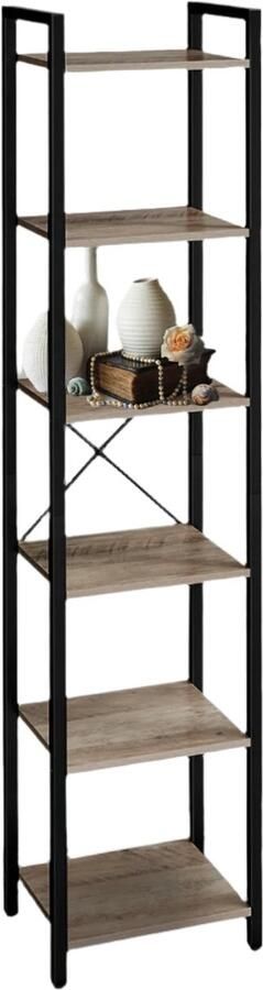 Regal Bookshelf Standregal Sturdy Bookcast bevat 50 kg 30 cm x 40 cm x 187 5 cm