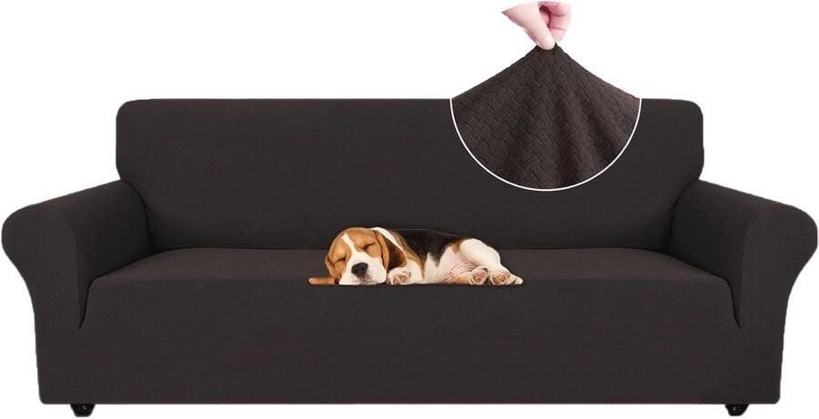 Rekbare Bankhoes 3 Zits Krasbestendige Meubelhoes voor Woonkamer