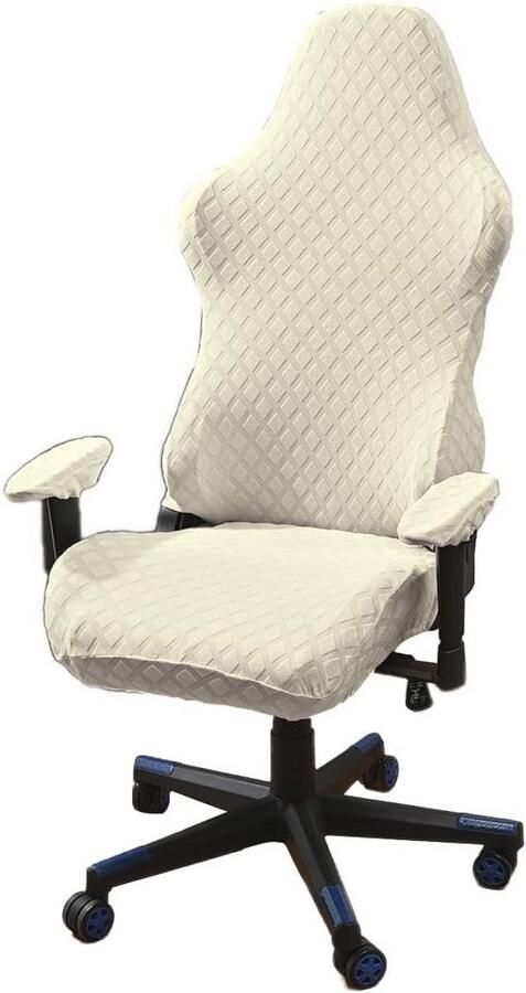 Rekbare ergonomische gamingstoelhoes voor bureaustoel met armleuningen