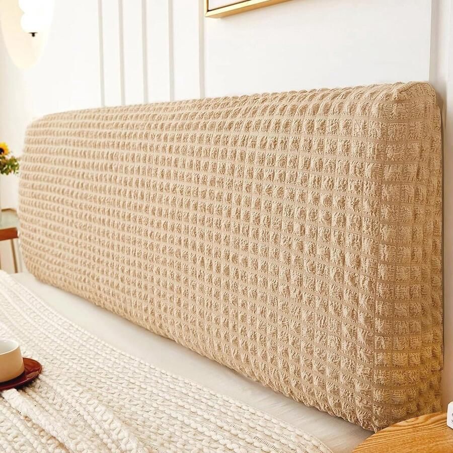 Rekbare Hoofdbord Hoes Zachte Bescherming voor Slaapkamer Wasbaar en Duurzaam