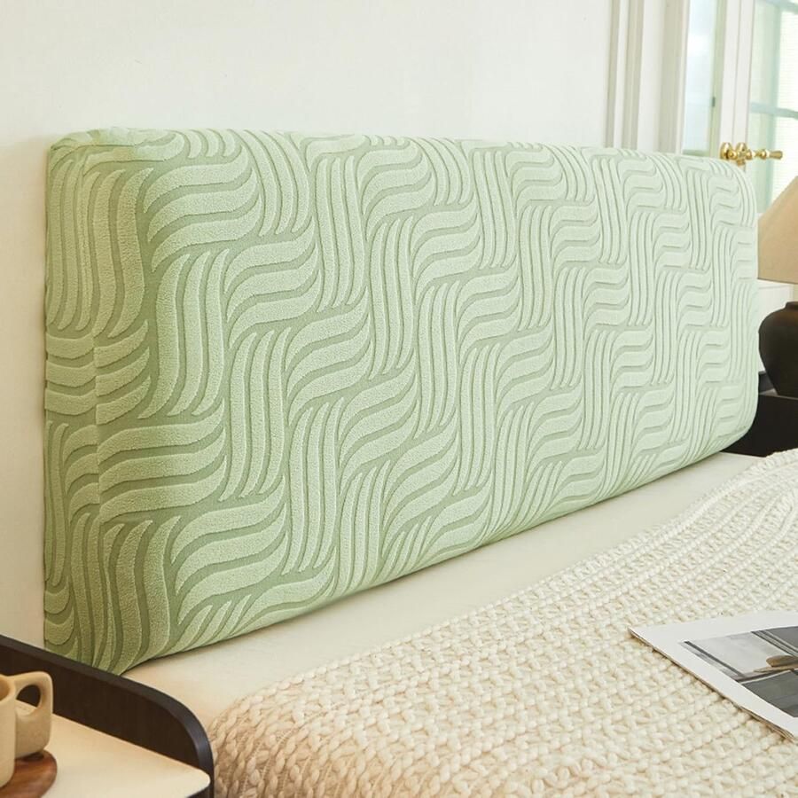 Rekbare hoofdbordhoes Jacquard Universele en duurzame stofbescherming voor bedden