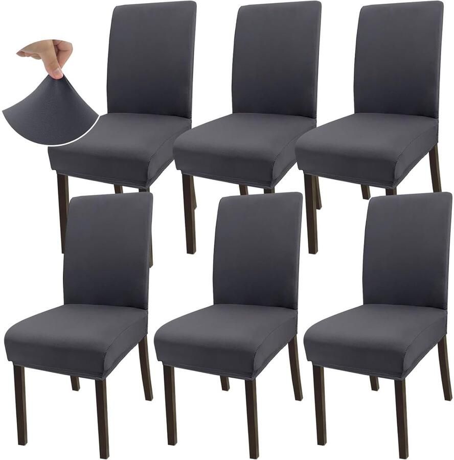 Rekbare stoelhoes luxe stof bescherming voor meubels 1 stuk elastaan polyester