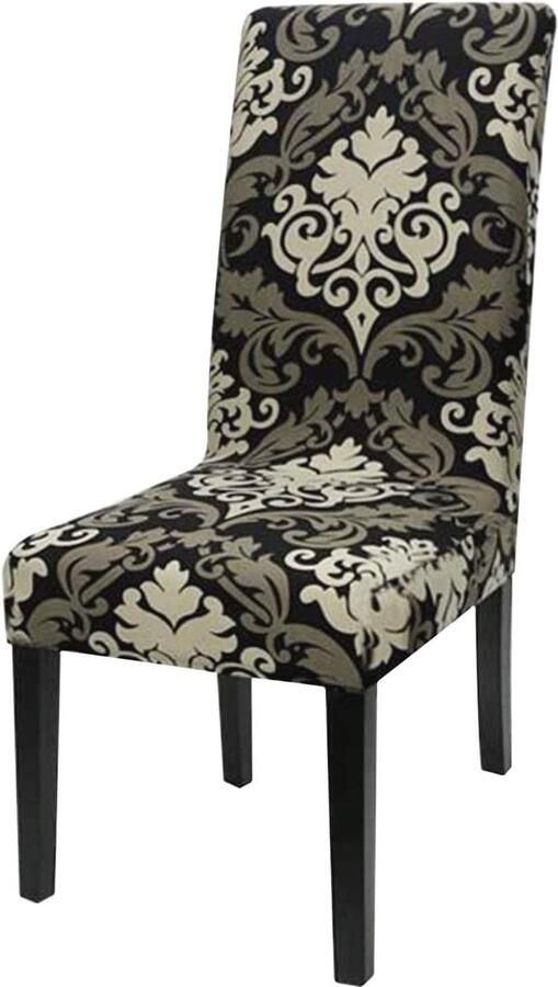 Rekbare Stoelhoes voor Eetkamer Wasbaar en Universele Pasvorm 6 Stuks