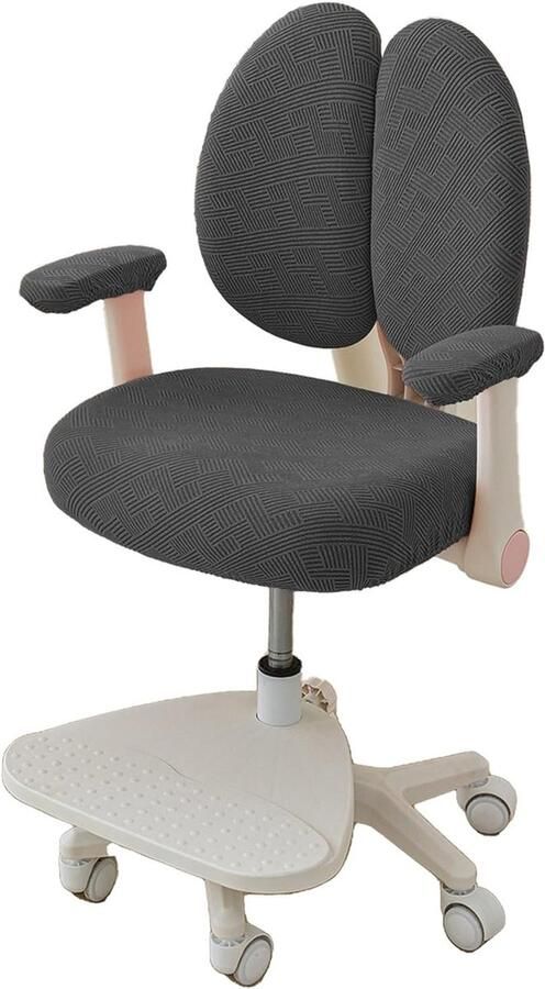 Rekbare Stoelhoezen voor Kantoor- en Gamingstoelen met Dubbele Rugleuning en Armleuningen - Foto 2