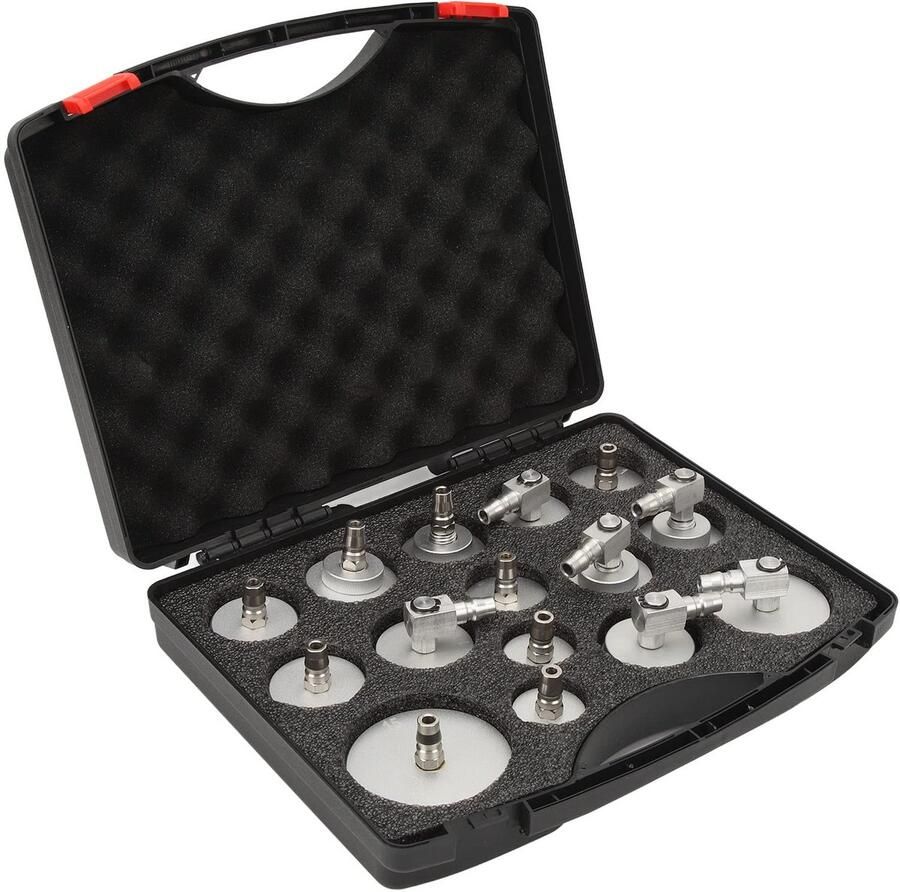 Remvloeistofontluchters Adapterset 15-delige Hoofdcilinderadapterset Lekvrije Remvloeistofontluchteradapter Universeel voor Auto's